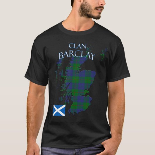 Barclay Scottish Clan Tartan Scotland T-Shirt (Vorderseite)