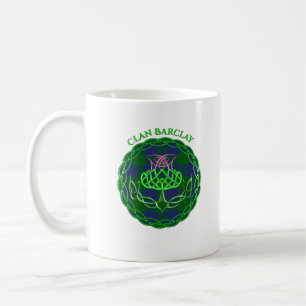 Barclay Scottish Tartan Celtic Thistle Kaffeetasse