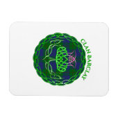 Barclay Scottish Tartan Celtic Thistle Magnet (Horizontal)
