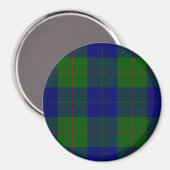 Barclay Tartan Blau grün kariert Magnet (Vorderseite/Rückseite)