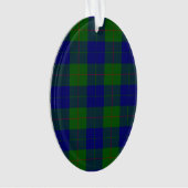 Barclay Tartan Blau grün kariert Ornament (Vorderseite)