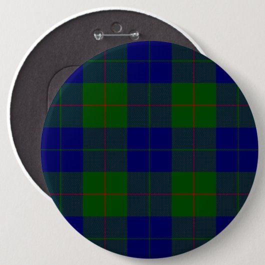Barclay Tartan Blau kariert Button (Vorne & Hinten)