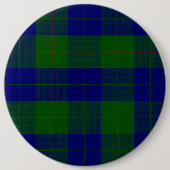 Barclay Tartan Blau kariert Button (Vorderseite)