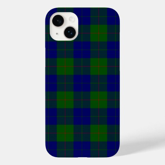 Barclay Tartan Blau kariert Case-Mate iPhone Hülle (Rückseite)