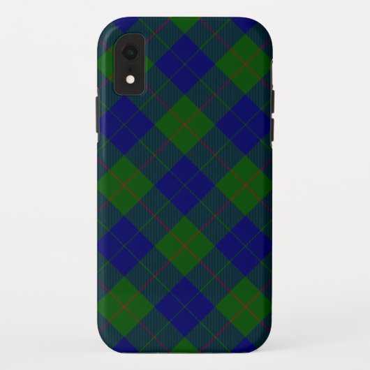 Barclay Tartan Blau kariert Case-Mate iPhone Hülle (Rückseite)