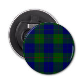Barclay Tartan Blau kariert Flaschenöffner (Vorderseite)