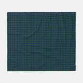 Barclay Tartan Blau kariert Fleecedecke (Vorderseite (Horizontal))