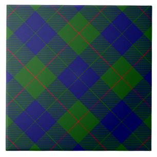 Barclay Tartan Blau kariert Fliese