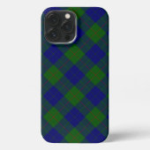 Barclay Tartan Blau kariert iPhone Hülle (Rückseite)