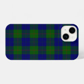 Barclay Tartan Blau kariert iPhone Hülle (Rückseite (Horizontal))