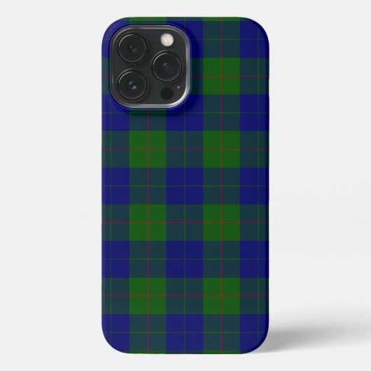 Barclay Tartan Blau kariert iPhone Hülle (Rückseite)