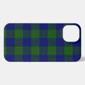 Barclay Tartan Blau kariert iPhone Hülle (Rückseite (Horizontal))