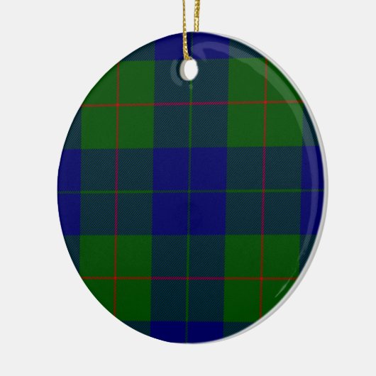 Barclay Tartan Blau kariert Keramik Ornament (Links)