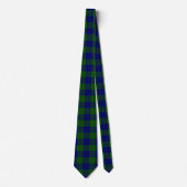 Barclay Tartan Blau kariert Krawatte (Vorderseite)