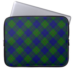 Barclay Tartan Blau kariert Laptopschutzhülle