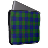 Barclay Tartan Blau kariert Laptopschutzhülle (Vorne Rechts)