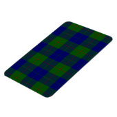 Barclay Tartan Blau kariert Magnet (Linke Seite)