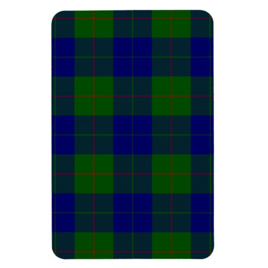 Barclay Tartan Blau kariert Magnet (Vertikal)