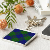 Barclay Tartan Blau kariert Schlüsselanhänger (Seite)