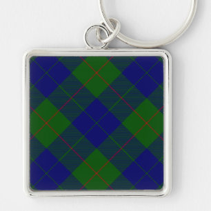 Barclay Tartan Blau kariert Schlüsselanhänger