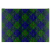 Barclay Tartan Blau kariert Schneidebrett (Vorderseite)