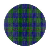 Barclay Tartan Blau kariert Schneidebrett (Vorderseite)
