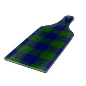 Barclay Tartan Blau kariert Schneidebrett (Ecke)