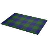 Barclay Tartan Blau kariert Schneidebrett (Ecke)