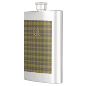 Barclay Tartan mit Ihren Initialen, schottisch Kar Flachmann (Links)