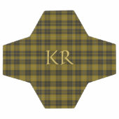 Barclay Tartan mit Ihren Initialen, schottisch Kar Fußball (Flach)