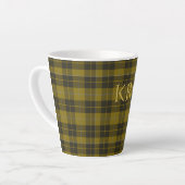 Barclay Tartan mit Ihren Initialen, schottisch Kar Milchtasse (Linke Ecke)