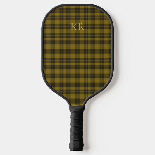 Barclay Tartan mit Ihren Initialen, schottisch Kar Pickleball Schläger (Rückseite)