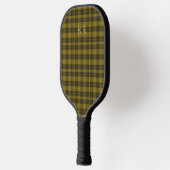 Barclay Tartan mit Ihren Initialen, schottisch Kar Pickleball Schläger (Links)