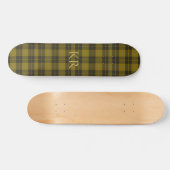 Barclay Tartan mit Ihren Initialen, schottisch Kar Skateboard (Horizontal)