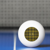 Barclay Tartan mit Ihren Initialen, schottisch Kar Tischtennisball (Netto)