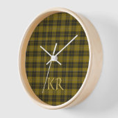 Barclay Tartan mit Ihren Initialen, schottisch Kar Uhr (Winkel)