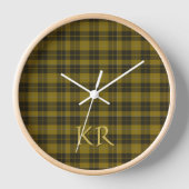 Barclay Tartan mit Ihren Initialen, schottisch Kar Uhr (Vorderseite)