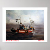Barco de pesca/Pesqueiro/Fischerboot Poster (Vorne)