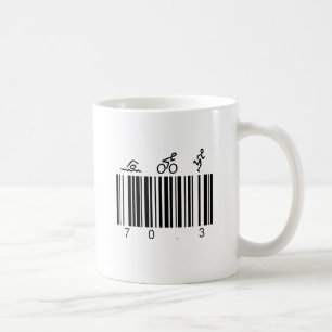 Barcode 70,3 kaffeetasse