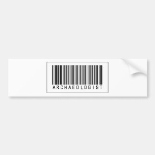 Barcode-Archäologe Autoaufkleber