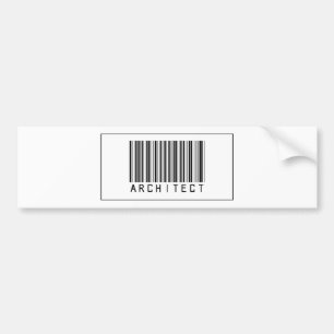 Barcode-Architekt Autoaufkleber