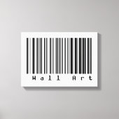 Barcode Art - Wall Art Leinwanddruck (Vorderseite)