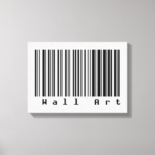 Barcode Art - Wall Art Leinwanddruck (Vorderseite)