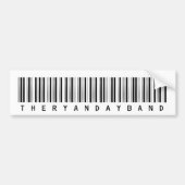 Barcode-Autoaufkleber Autoaufkleber (Vorne)