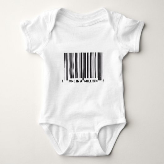 BARCODE BABY STRAMPLER (Vorderseite)