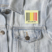Barcode-Belgien-Flagge Button (Beispiel)