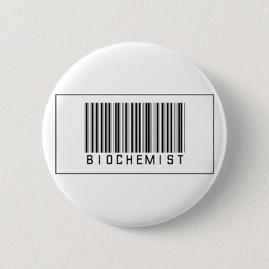 Barcode-Biochemiker Button (Vorderseite)