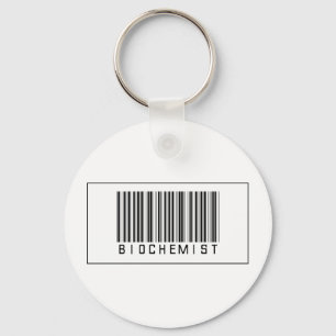 Barcode Biochemiker Schlüsselanhänger