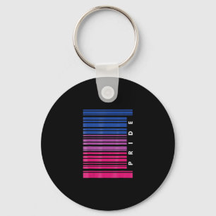 Barcode Bisexual Pride LGBT Lesbian Gay Flag Gift Schlüsselanhänger