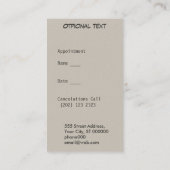 Barcode    BusinessTermin Terminkarte (Rückseite)